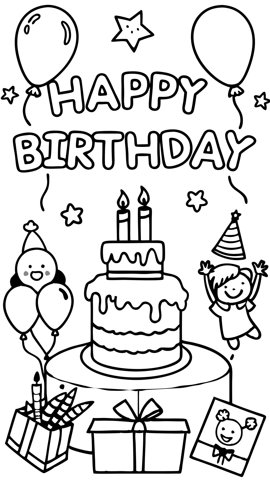 happy birthday teacher coloring pages